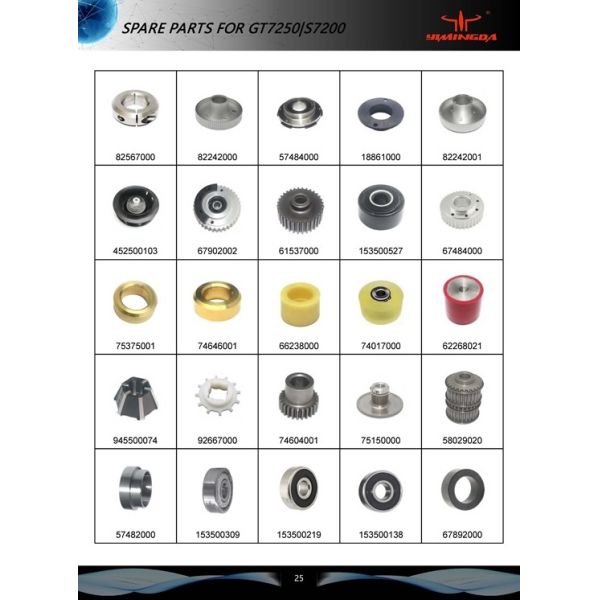 Автоматическая щетка Baldor мотора транспортера PN 238500025 частей резца для швейной промышленности