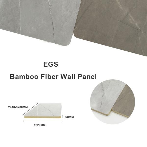 Marble Bamboo Charcoal Board Veneer Fiber Wall Panel Perfect for Home Decoration Designs