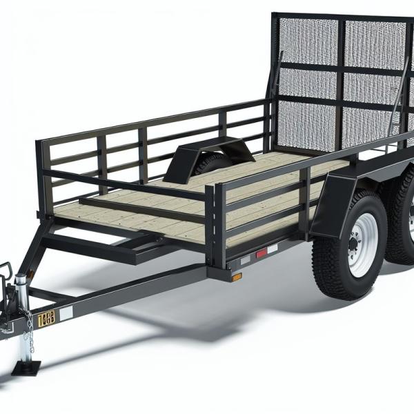 Rugged Adjustable Tractor Farm Trailer Design for Hauling 7C Series Models with Load Capacities from 3 to 20 Tons