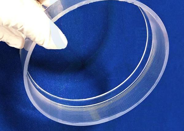 O enrolamento da linha de parafuso fundiu o anel do tubo de vidro de quartzo do silicone