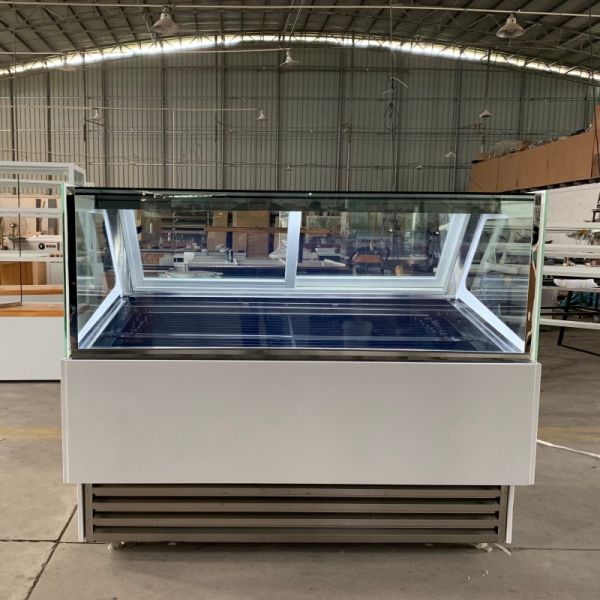 Ice Cream Cakes Popsicle Display Freezer Quick Frozen With LED Light