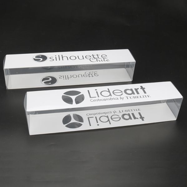 Hot Selling Clear Plastic Folding Packaging Boxes Full Color Printing RPET Box