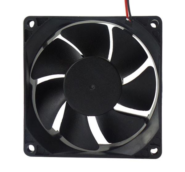 12v server fan 80*80*25 sleeve bearing fan made in china
