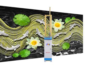 impression verticale d'effet de l'imprimante 3d de mur de rails de 5m