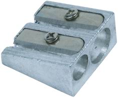 Papeterie manuelle colorée de bureau de taille-crayons de lame en acier d'Alumimium de papeterie d'art