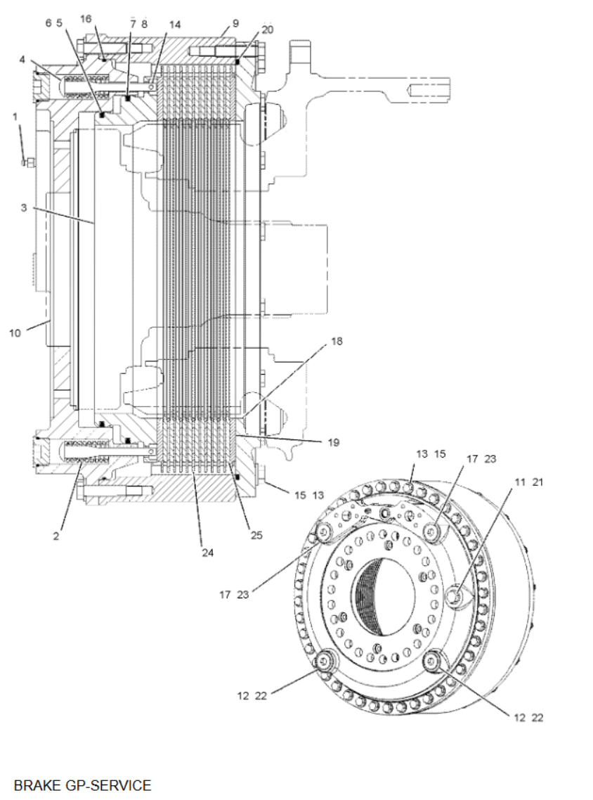 Cat Truck 735 740 Ad30 D400e II  Breaker  Gp  Seal Ring  137-8118 1378118 High Quality PTFE-Glass Filled 