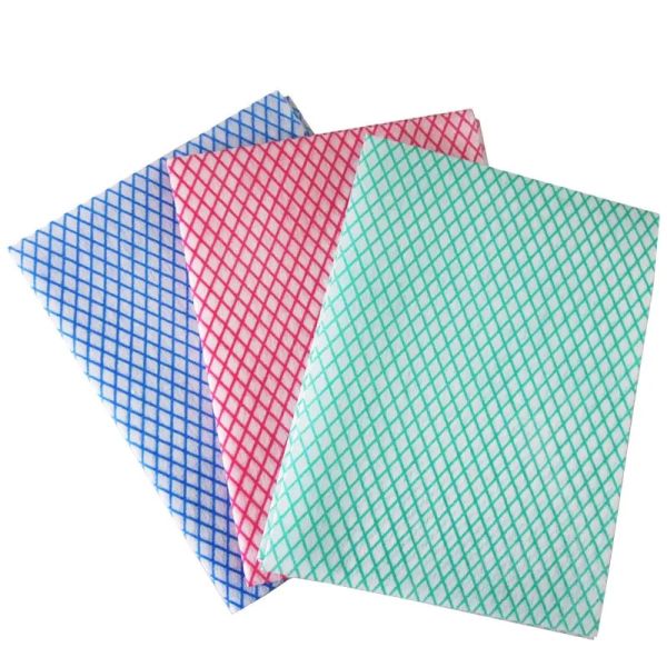 Enlace químico toallitas de limpieza desechables patrón de diamante multiscene