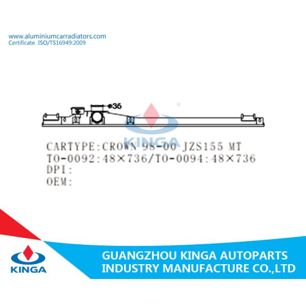 Toyota Crown'92-96 JZS133 Plastic Radiator Tank for Auto Car Water - cooled Style
