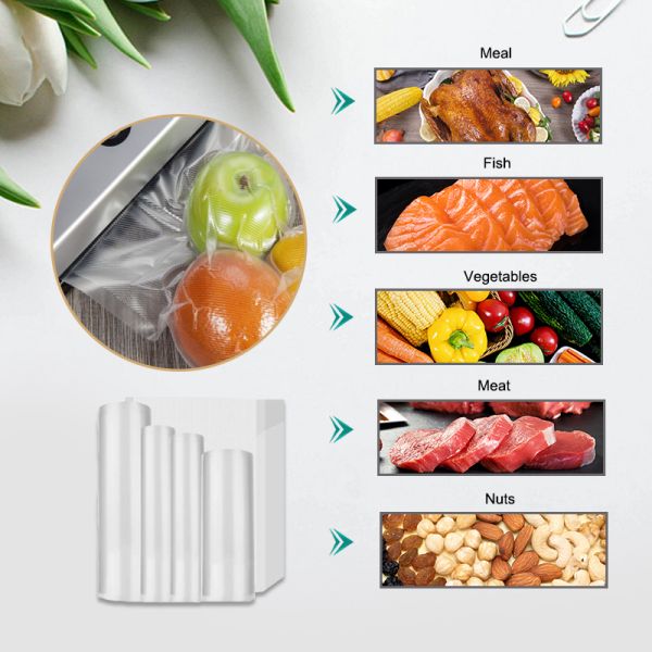 Изготовленная на заказ жара - хранение уплотнения вакуума PA уплотнения кладет выбитую сумку в мешки уплотнителя вакуума для еды