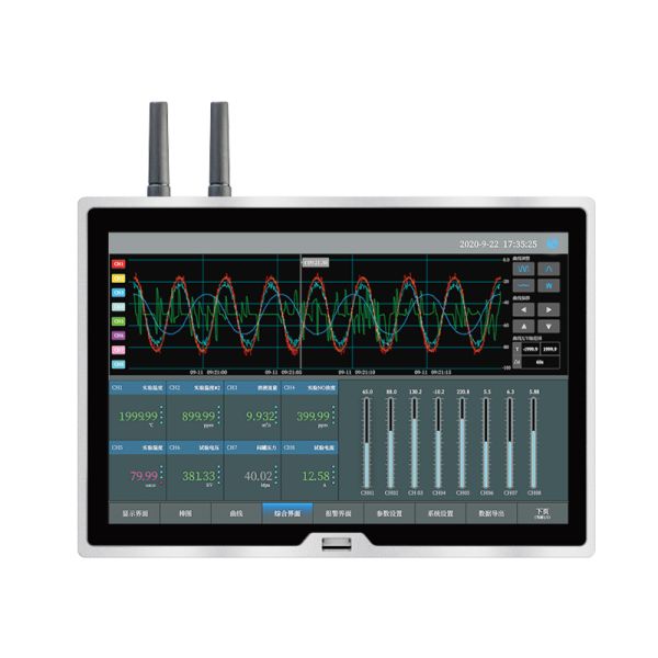 TP1100 Multifunction 8- 200 CH  Wireless Data Recorder 10'' Data Logger Data Acquisition System Support HDMI/4G/WIFI/ZIGBEE/LORA/THREAD