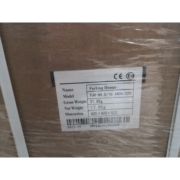 JP Diesel and Electric 12V DC Hot Water Heater 18L water tank