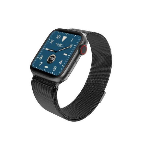 Metal Band Men Blood Pressure Tracker Watch , Full Touch Ip67 Waterproof Smart Watch