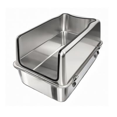 Waterproof UV Sanitization Smart Litter Box Waste Receptacle