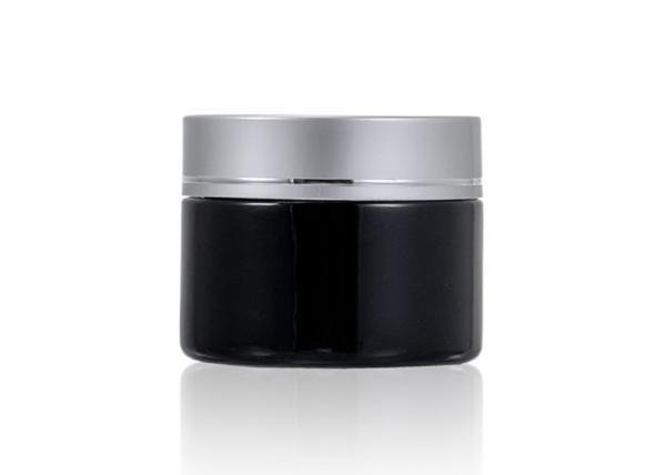 Clear 20ml 50ml Glass Cosmetic Cream Jar With Silver Cap