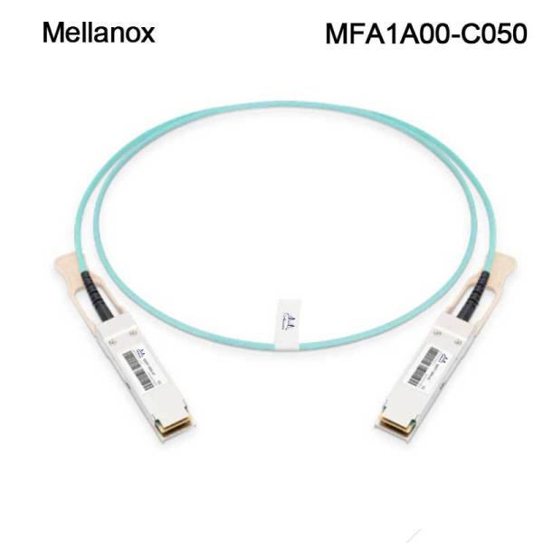 QSFP LSZH Mellanox AOC Active Optical Cable MFA1A00-C050 100GbE 50m new and original
