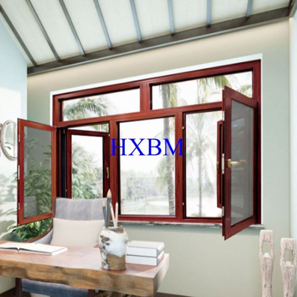 Прочность увеличила Алу деревянное Виндовс, подгонянный цвет деревянное одетое алюминиевое Виндовс