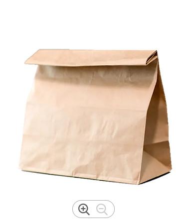Custom Kraft  Plastic Bread Bags Heat Sealable Homemade Bread In Paper Bag
