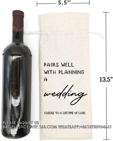Gift Promotion Gifts For Coworkers Wine Bag Goodbye Farewell Leaving Gift For Coworkers Boss Employee Drawstring