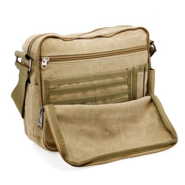 Recycled  Tactical Gearonic Messenger Bag Soft Modern  BSCI SEDEX 4 PILLAR