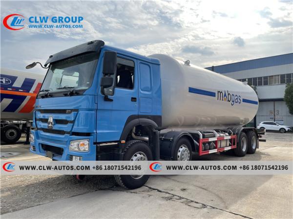 caminhão de tanque de cauda cortada do gás do propano do caminhão de 15tons LPG