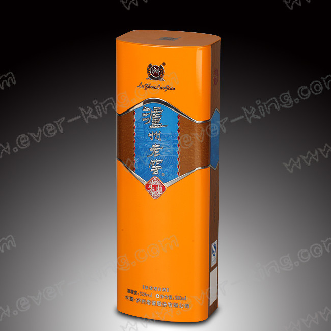 коробка вина металла упаковки олова прямоугольника 0.21mm TUV
