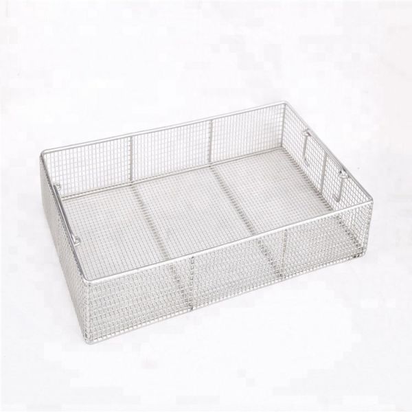 Electrolyzation Surgery Sterilization Fine Mesh Basket Container