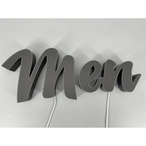 LED Channel Letter Sign Custom Mantel Letter Signage 3D LED Backlit Sign