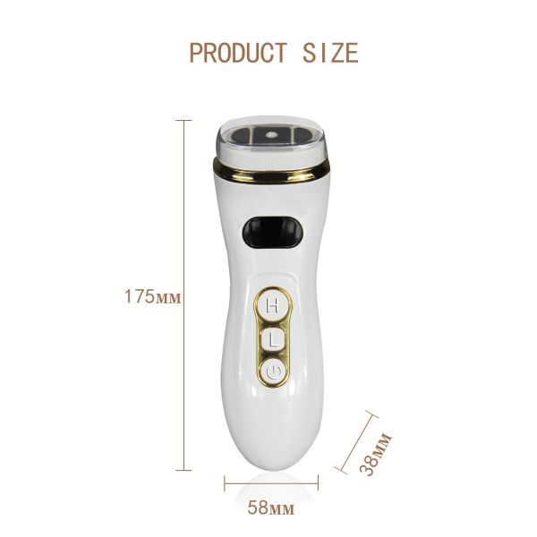 Máquina de belleza facial Cuidado de la piel portátil Uso en el hogar Esencia Masaje facial Estiramiento de la piel Refuerzo de la piel