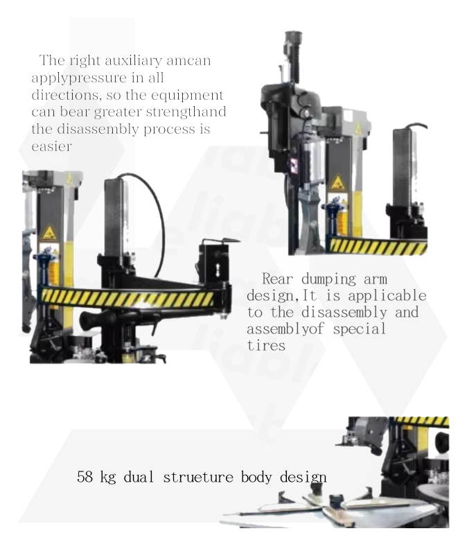 220V 380V Car Tyre Changer Machine Auto Tire Equipment Right Auxiliary Arm Assist