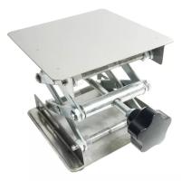 School Lab Stand Table Scissor Lift 250*250mm Manual Laboratory Scissor Lift