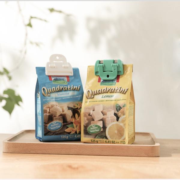 Creative Custom Snack Sealing Bags Clip Multi Functional Food Storage Sealer Clip 2 Pcs Mini Plastic Bag Clip