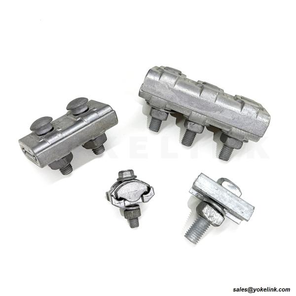 ANSI C119.4 Parallel Groove Clamps 3 Bolts For Power Line