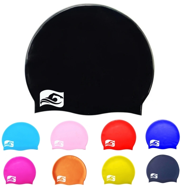 Unisex Use Soft Silicone Swim Cap With Anti Skid Design And Eco Friendly Material