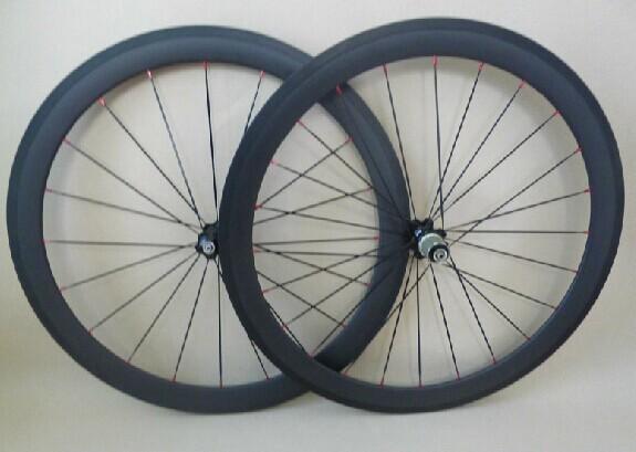 Hand built cheap Wheel Material 50mm*23mm 700c full carbon rim clincher road bike wheelset