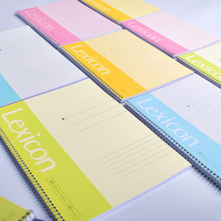 Spiral Bound Lined Notebooks With Twin-Wire Binding For School And Office