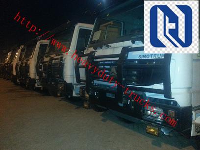 Sinotruk Howo Prime Mover Truck 336hp 4x2 Tractor Truck Dimension  6110 X 2496 X 2958mm With 2.0inch