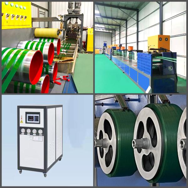 100% PET bottle flake material PET Packing belt making machine PET plastic steel belt production equipment 300KG/H