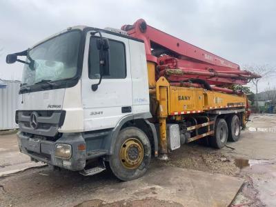 2012 Year Sany 37M Truck Mounted Second Hand Concrete Pump Truck With Benz Chassis for Heavy Duty Work