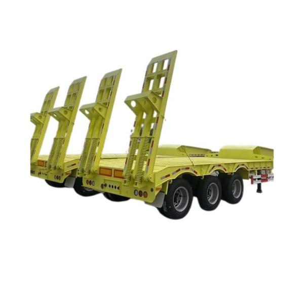 Customizable Tri-Axle Low Bed Semi Trailer for Heavy Equipment Transport in Philippines