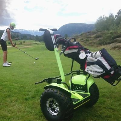 EcoRider two wheel self balancing off road segway golf scooter stand up electric golf scooter