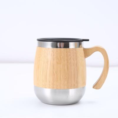 450ml Bamboo Stainless Steel Cup CLASSIC Design Style and HANDGRIP Accessories for Your