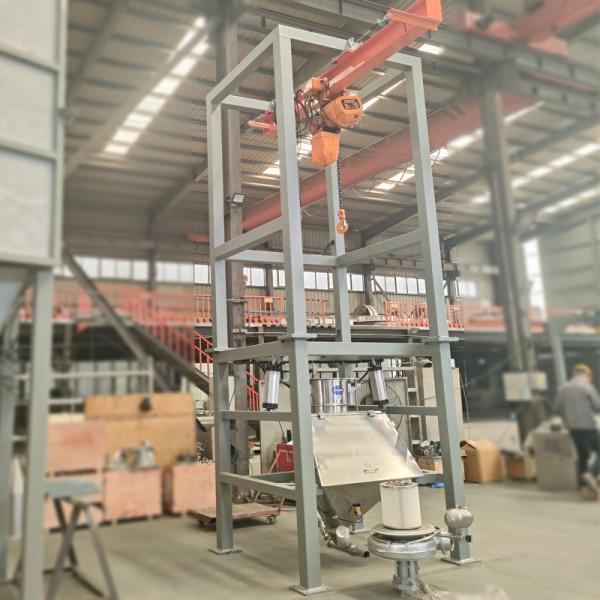 High Speed Feeding And Reduced Labor Intensity With Open-Type Bulk Bag Unloader For Chemical Raw Materials