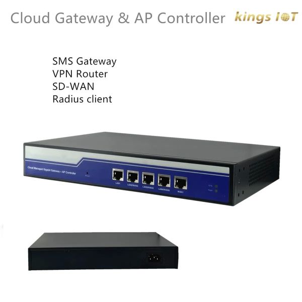 Multiple Function Gateway Support Ap Controller, SMS Authentication, Ipsec VPN, Cloud for Manage Gateway