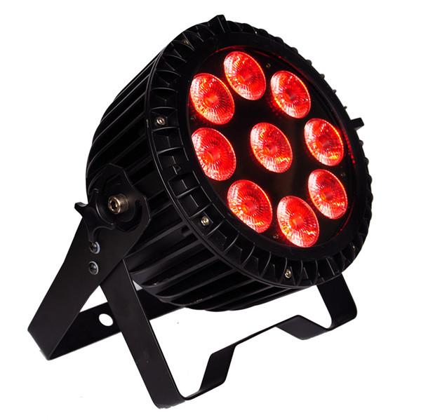 High quality Outdoor 9x18W 6in1 RGBWA UV Waterproof Mini LED Lights