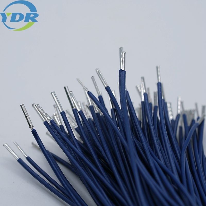 Медная проволока UL1007 24AWG голубая электрическая залуживанная обуздывает терминальную монтажную схему проводника EN0308