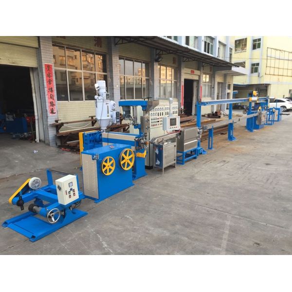Plastic PVC Wire Cable Extrusion Lines 140kg/h Wire Making Machinery