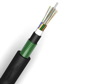 144 Strand Armored Fiber Optic Cable Aluminum Tape Waterproof