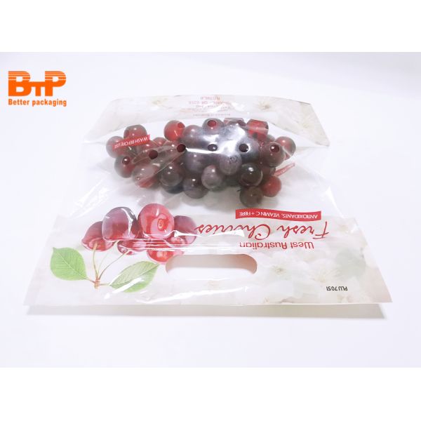 Custom Stand up Zipper  Pouch Cherry Packaging Bags  Strawberry Grape  Storage Pouches Recycle Packaging Reusable Bags