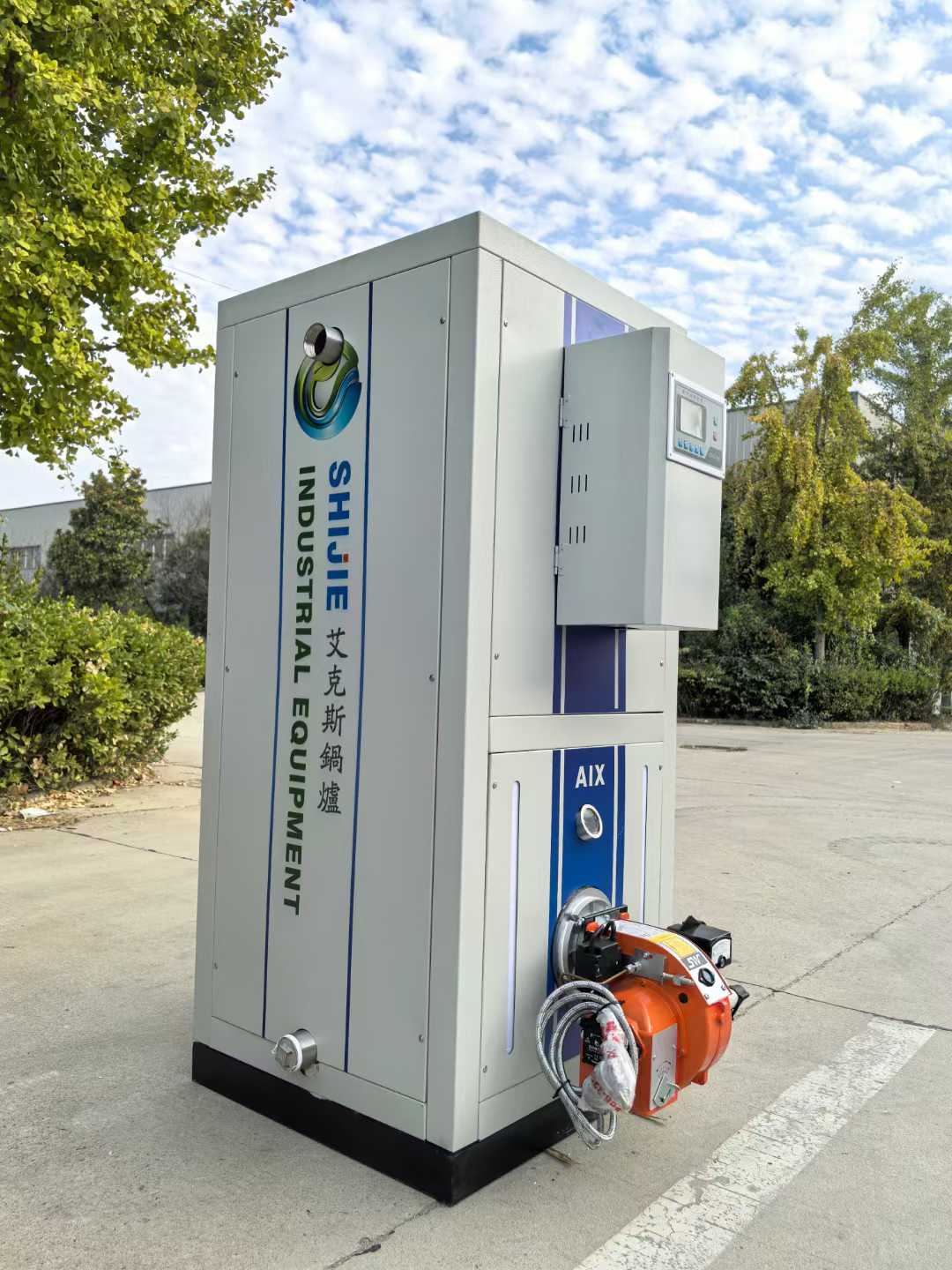 0.5-1Ton Oil Gas Steam Boiler 30 Minutes Steam Only 3㎡ Small Factory Best Choice