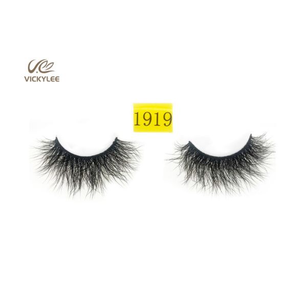 Human Hair 100% Handmade ODM Dramatic False Eyelashes